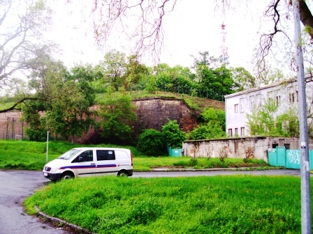 Stadtumwallung am alten Stadion